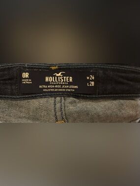 Women’s Ultra High-Rise Jean Legging with advanced stretch in dark-wash